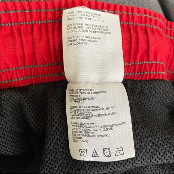 Speedo Men's Board Swimming Shorts Trunks Lace Up Grey & Black - Picture 9 of 10